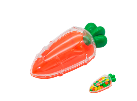 CARAMELERO ZANAHORIA 10P 12X5X5 NARANJA