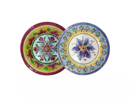 PLATO B REDONDO >23CM DIFERENTES DISEÑOS Y COLORES