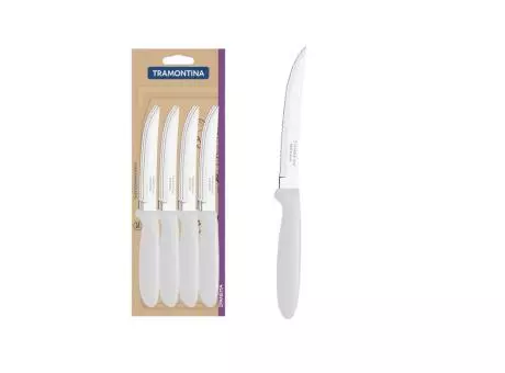Imagen de CUCHILLO TRAMONTINA IPANEMA 12 PIEZAS  BLANCO