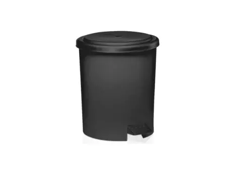 BASURERO NEGRO CON PEDAL 7 L R. 100.006.003 NITRON