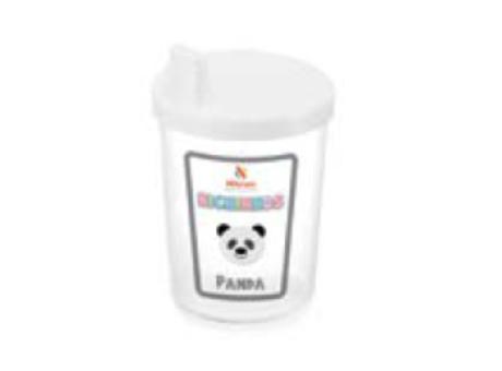 VASO BEBE CON TAPA 250 ML - PANDA R. 006.024.002 NITRON