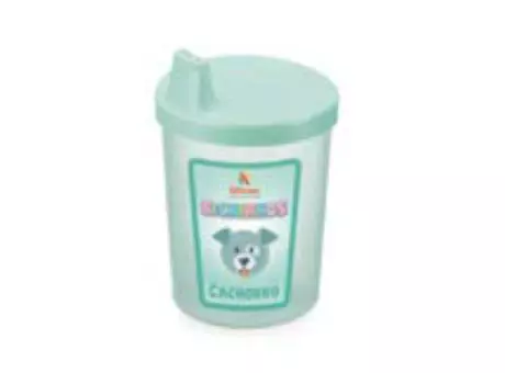 VASO BEBE CON TAPA 250 ML - PERRO R. 006.024.661 NITRON