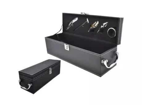 CAJA PARA VINO C/ ACCESORIOS F-SX520