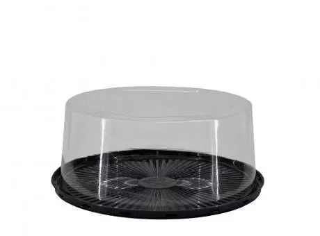 NP 60PA - TORTERA PREMIUM LISA PRETO/CRISTAL ALTA - 2KG - 50 UN/CJ