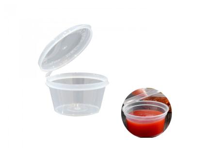 POTESITO PLASTICO CON TAPA 50P (60ML) TRANSP.