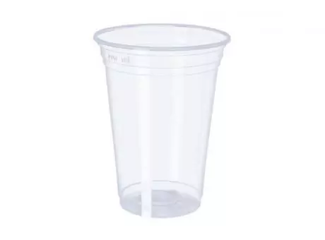 VASO PLAST PPT-440 TRANSP LISO 400ML C50