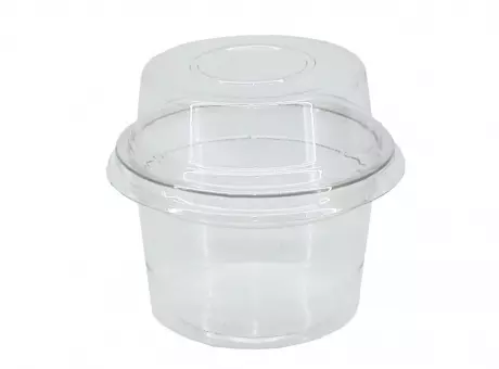 NP 670A - ENVASE MOUSSE ALTO CRISTAL TAPA ALTA - 500 UN/CJ