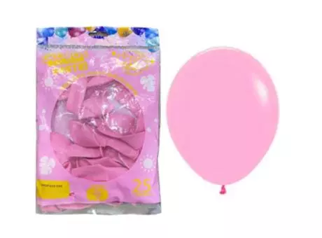 GLOBO MDC PASTEL FUCSIA 9" C25