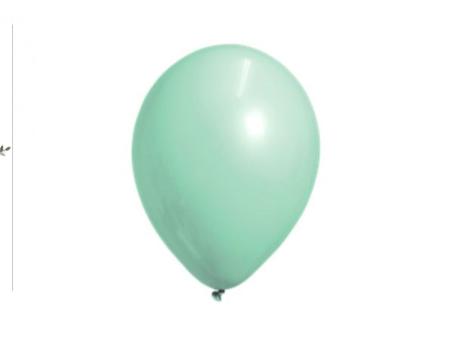 GLOBO MDC PASTEL TURQUESA 9" C25