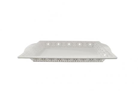 Imagen de BANDEJA RECTANGULAR (50X30) BLANCO