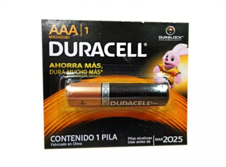 Imagen de PILA UNIDAD AAA DURACELL MN2400B1