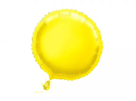 GLOBO CIRCULAR (45CM) AMARILLO