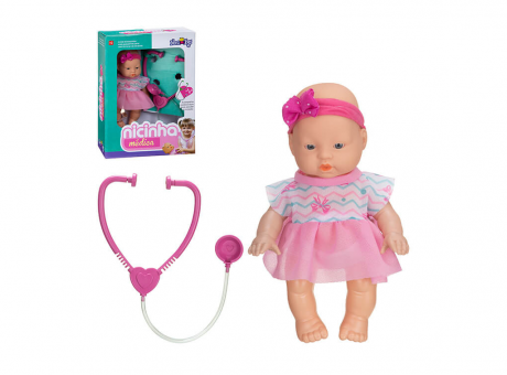 MUÑECA NIÑA MEDICA R. 1102 NOVA TOYS