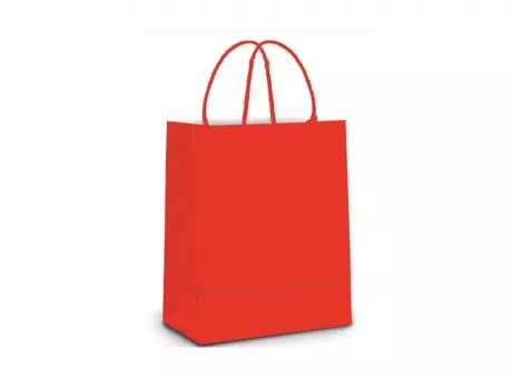 BOLSA PAPEL GRD LISO ROJO 32X26,5X13