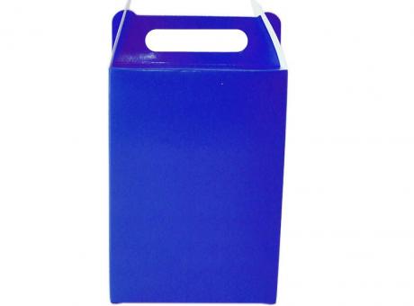 CAJA PAPEL RECTANGULO 10P (17X9X5CM) AZUL