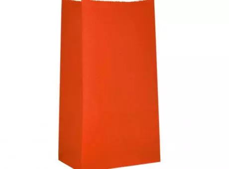 BOLSA PAPEL 10P (13X24X8) NARANJA