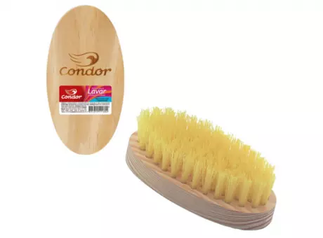 CEPILLO MADERA P/ROPA REF.16 AMARILLO C/36