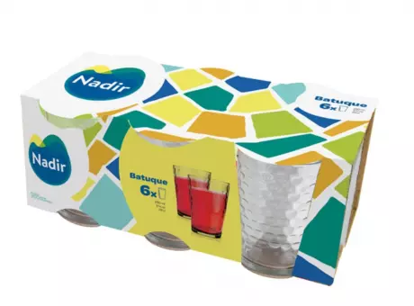 Imagen de VASO BATUQUE 280 ML 6PZS 2019 9 CJX8JGO.