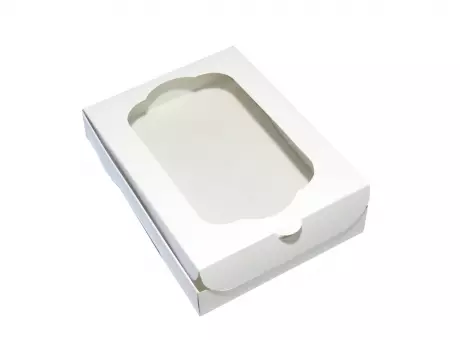 CAJA CON VISOR BLANCO 14,5X20,5X3,5