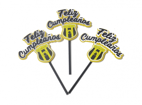 Imagen de TOPPER FELIZ CUMPLEAÑOS GUARANI