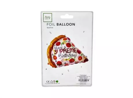 GLOBO \\\\\"HAVE A SUPREME BIRTHDAY!\\\\\" (50X57CM) PIZZA