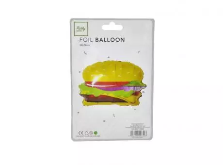 GLOBO HAMBURGUESA (49X54CM) AMARILLO