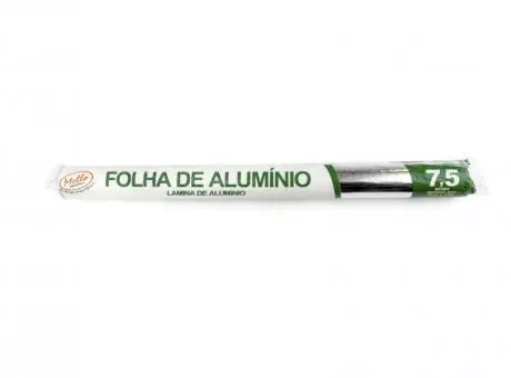MLL PAPEL DE ALUMINIO 45CM X 7,5M CX 25 UNIDADES MELLO