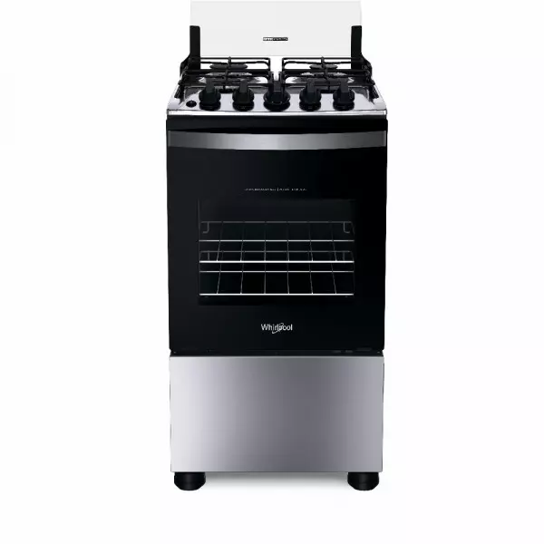 Imagen miniatura de COCINA A GAS WHIRLPOOL 4H WF04ENBR INOX