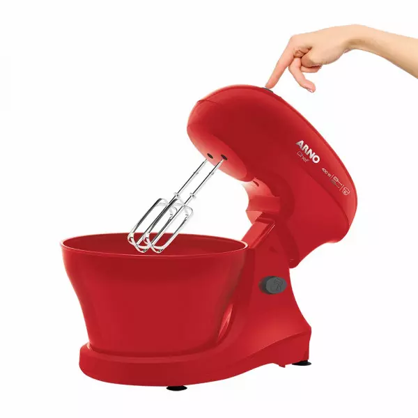 Imagen miniatura de BATIDORA ARNO CHEF RED 400W 5V CAP. 5 L