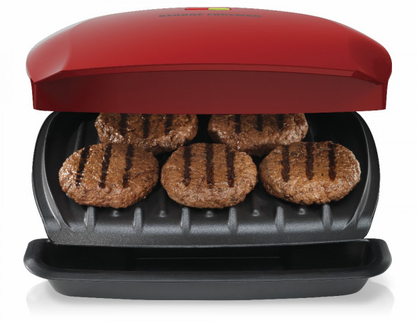 Imagen de GRILLERA GEORGE FOREMAN GR2080 5 PORCIONES + ADAPTADOR