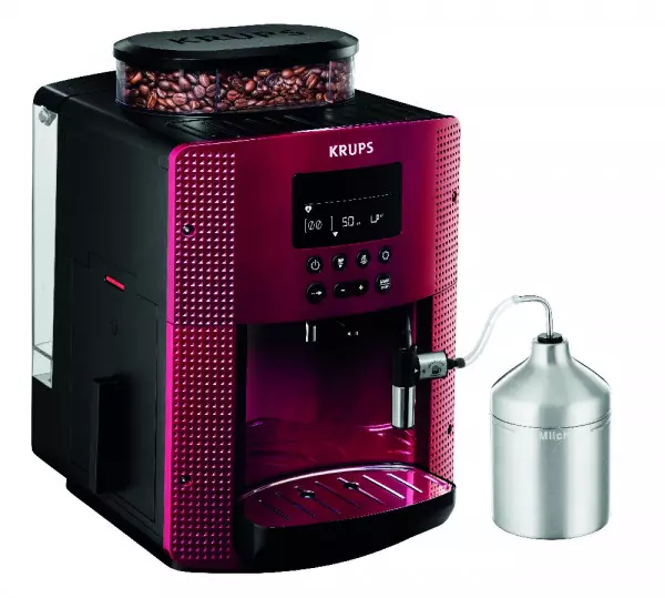 Imagen miniatura de CAFETERA KRUPS ESPRESSO DISPLAY ESSENTIAL RED EA816 1.7L C/ADAPTADOR
