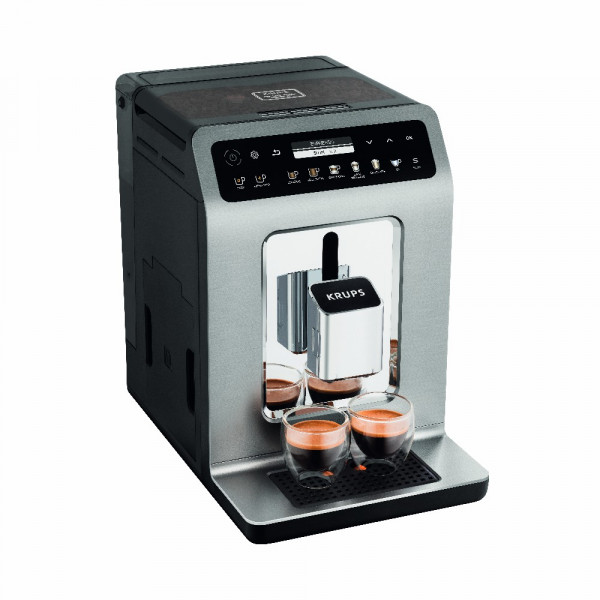 Imagen de CAFETERA KRUPS ESP EVIDENCE+TITAN+XS6000  EA894T10 + RECIP LECHE 1450W C/ADAPTADOR