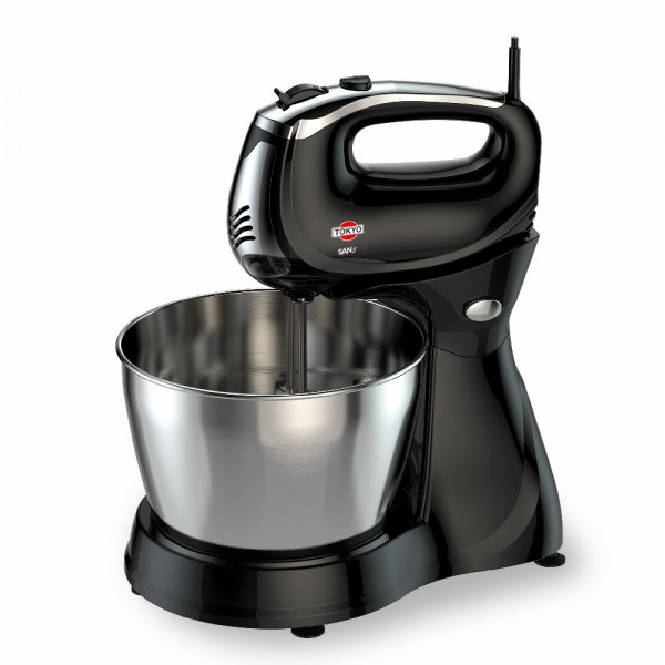 Imagen de BATIDORA TOKYO BATISAN NEGRA 5 VELOCIDADES 1 BOWL INOX 3 LTS 220V/50HZ