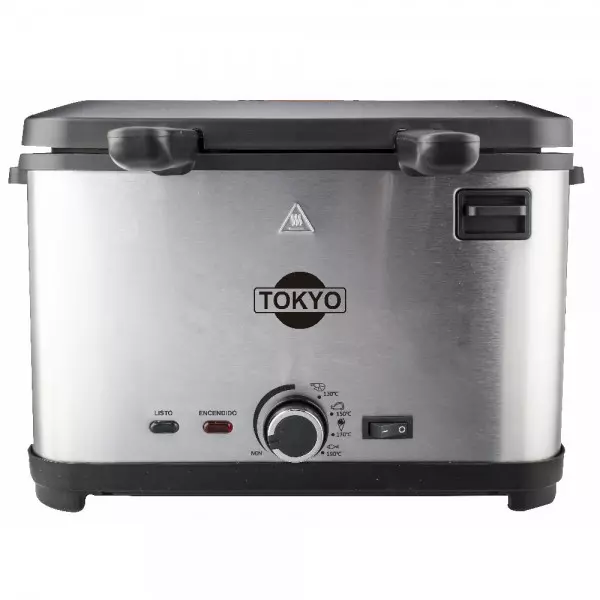 Imagen miniatura de FREIDORA INOX TOKYO MOD FRY4 4LTS 2000W 220V 50HZ