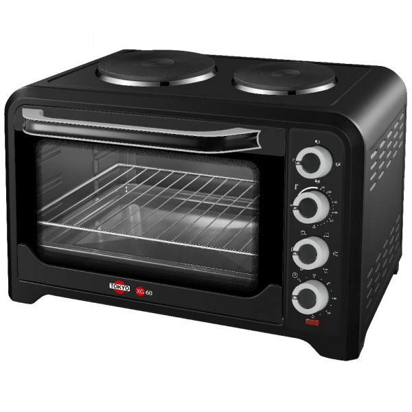 Imagen de HORNO TOKYO XG 60L 2 PLACAS ELECTRICAS 2200W CONVECTOR