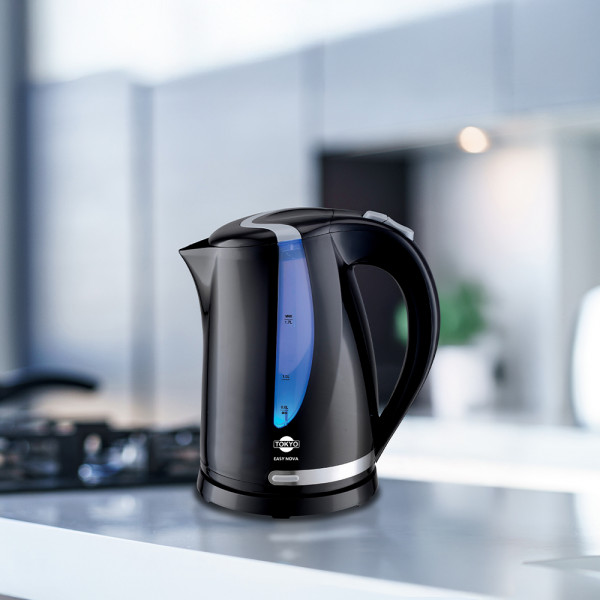 Imagen de HERVIDORA TOKYO EASY NOVA BLACK NEGRA JARRA PLASTICA 1,7 L