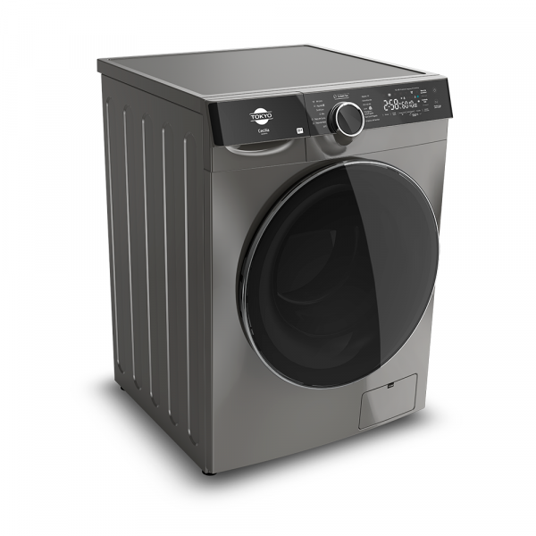 Imagen de LAVARROPAS AUTOMATICA TOKYO CECILIA INVERTER GRIS 10,5KG 1500RPM