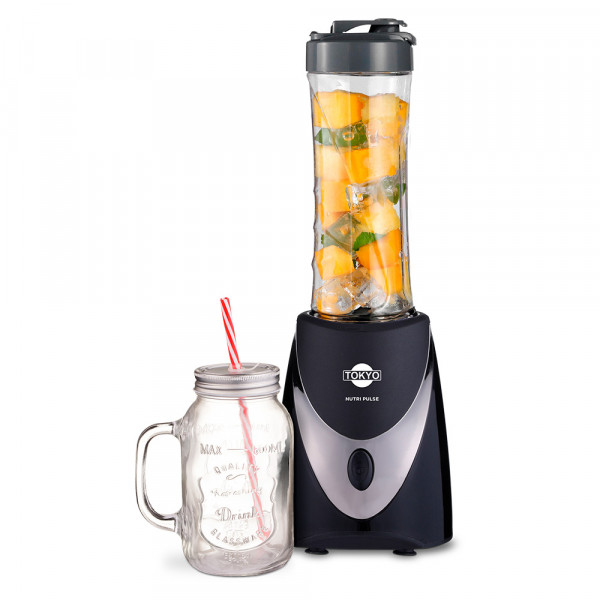 Imagen de LICUADORA TOKYO NUTRI PULSE PRO HOPPIE 600ML + VASO VIDRIO 500ML 250W