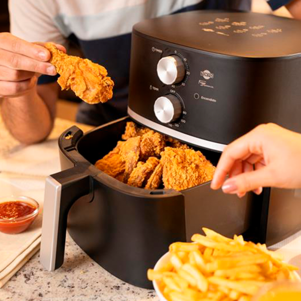 Imagen de AIR FRYER TOKYO SUPREMA 10LTS DOBLE CANASTA C/DIVISOR EXTRAIBLE 200°C 2400W