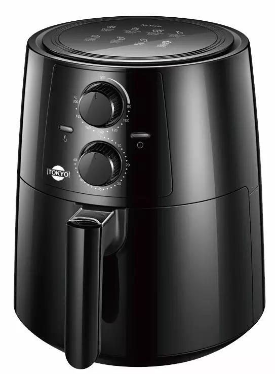 AIR FRYER TOKYO FRIGGE 5L 200°C ANTIADHERENTE TIMER 60 MIN - Sansei