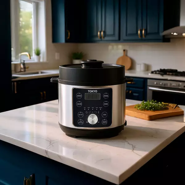 Imagen miniatura de OLLA MULTIFUNCION ARROCERA 6LTS TOKYO  CONTROL MECANICO 1000W