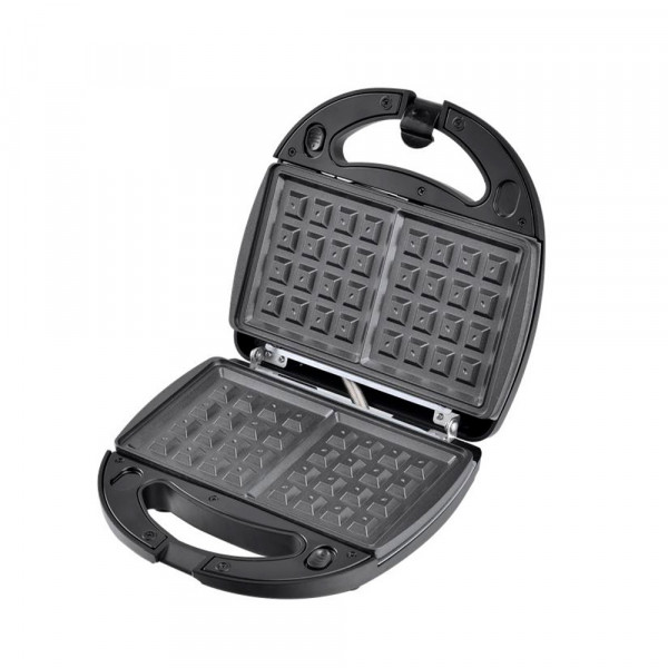 Imagen miniatura de SANDWICHERA TOKYO 3 EN 1 GRILL WAFLE DONAS NEGRO INOX