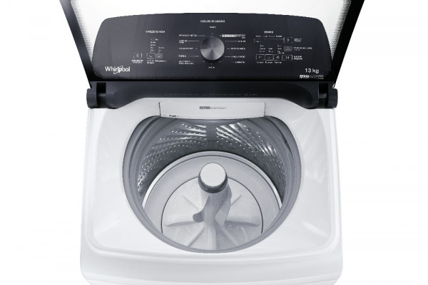 Imagen de LAVARROPAS WHIRLPOOL WWH13AB 13KG CARGA SUP BLANCO 750RPM C/ AGUA CALIE