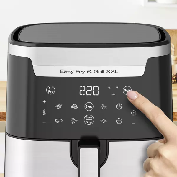 Imagen miniatura de FREIDORA EASY FRY & GRILL DIG. XXL EZ801 MOULINEX 6.5L 1830W 220V/50HZ