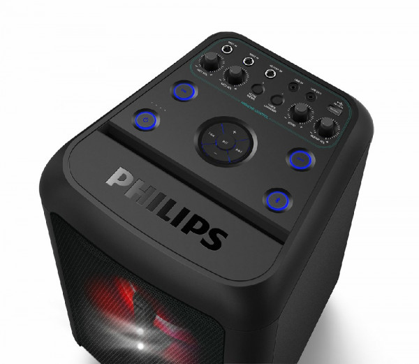 Imagen de PARLANTE PHILIPS PARTY TANX100/10  BL, USB, IN 3.5, WOOFER 10 80W