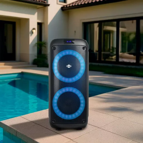 Imagen miniatura de PARLANTE TOKYO PARTY PRO 17"  BATERIA 12V/4500MAH 100RMS BLUETOOH FM/USB 1 MIC.