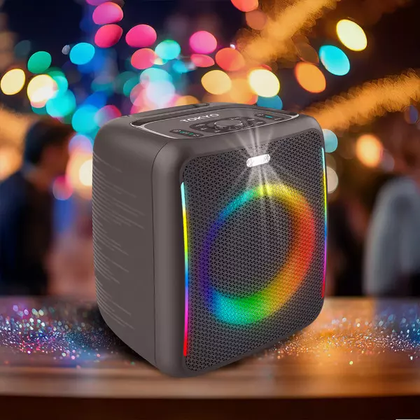 Imagen miniatura de PARLANTE TOKYO PARTY BOOM 10,5"  BATERIA 10800MAH BT-TWS 1 MICROF.