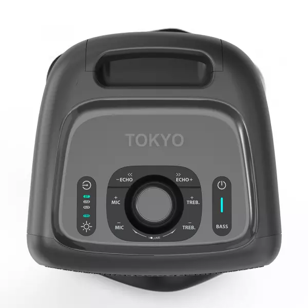 Imagen miniatura de PARLANTE TOKYO PARTY BOOM 10,5"  BATERIA 10800MAH BT-TWS 1 MICROF.