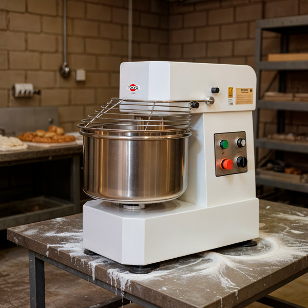 Imagen de AMASADORA ESPIRAL TOKYO INDUSTRIAL CAP AMASADO 8KG DE HARINA O 13 KGS DE  MASA 0.75KW 220V