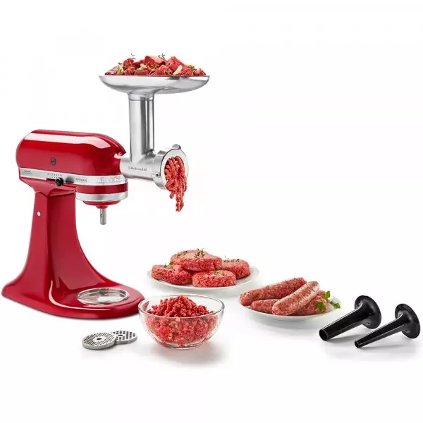 Imagen miniatura de ACCESORIO KITCHENAID MOLINO DE CARNE METALICO KSMMGA